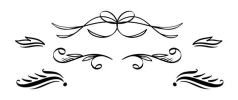 Collection of luxury frames vector