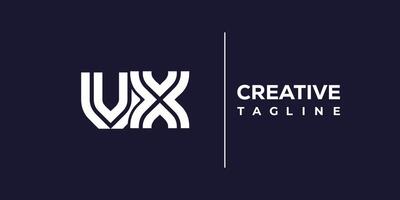 vx abstract minimalist letters Logo Monogram. vector