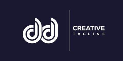 dd abstract minimalist letters Logo Monogram. vector