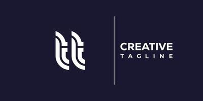 tt abstract minimalist letters Logo Monogram. vector