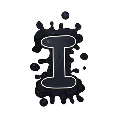 Illustration of Letter I for Ink