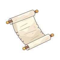 Illustration of Declaration scroll vector