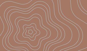 Trendy abstract banner template with star shaped lines on mocha mousse colored background. vector