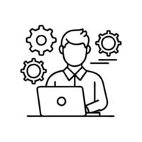 digital service online platform icon vector