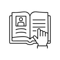 Digital Knowledge Icons for E-Books and Handbooks vector