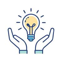 Info at Your Fingertips Digital Reading and Guide Icons vector