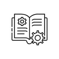 Path to Knowledge Icon Representing Lifelong Learning vector