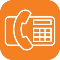 Basic Phone Functions Icon Set vector