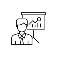productivity indicator business presentation tray icon vector