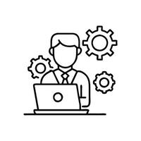 digital service online platform icon vector