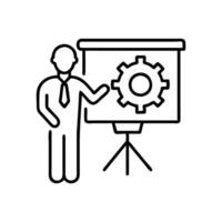 business presentation learning meeting training vector