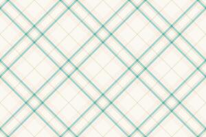 Indian textile fabric check, crease tartan seamless plaid. Brazil pattern texture background in light and sea shell colors. vector