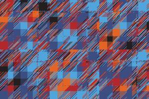 Modern glitch background. Color geometric abstract pattern . vector