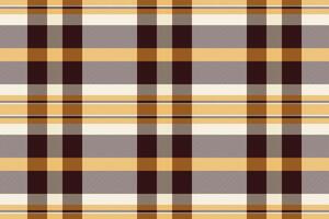 Guy textile plaid, plain texture tartan fabric. Manufacture seamless pattern check background in white and dark colors. vector