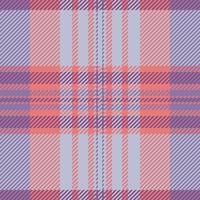 Satin pattern plaid seamless, intense tartan check . Plain fabric background texture textile in light and red colors. vector