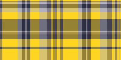 Effect textile fabric background, romance tartan plaid . Rug pattern check texture seamless in yellow and pastel colors. vector