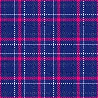 Mesh plaid pattern, minimalist background tartan textile. Layer fabric texture check seamless in blue and bright colors. vector