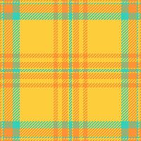 Part pattern background tartan, soft texture plaid . Platform seamless check fabric textile in amber and tangerine colors. vector