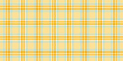Damask fabric seamless background, row plaid check pattern. Trend textile texture tartan in light and amber colors. vector