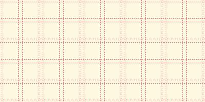 Carnival tartan textile background, ireland fabric check plaid. Sketch seamless texture pattern in cornsilk and red colors. vector