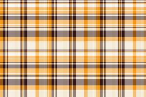 Ragged background check , desert plaid textile tartan. Square pattern texture seamless fabric in orange and pastel colors. vector