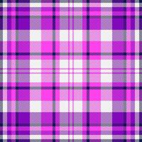 Duvet tartan background pattern, independence day fabric seamless plaid. Occupation textile check texture in white and magenta colors. vector