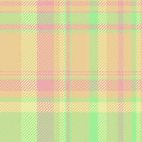 Goose foot fabric plaid background, plain tartan check texture. Sewing textile pattern seamless in amber and green colors. vector