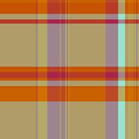 Rest pattern seamless , minimal plaid check tartan. Service background texture textile fabric in orange and red colors. vector