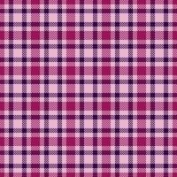 Ragged textile check seamless, quilt plaid background texture. Shabby tartan pattern fabric in light and dark colors. vector