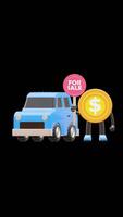 3D Money Coin Character Holding For Sale Sign With Car Suitable For Automotive And Sales Concepts. Transparent Background. Alpha Background. Looping Animation. video