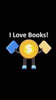 3D Money Coin Character Holding Books Suitable For Education And Learning Concepts. Transparent Background. Alpha Background. Looping Animation. video
