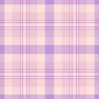 Best background check texture, seasonal plaid pattern seamless. Greeting card tartan textile fabric in light and purple colors. vector