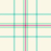 Pyjamas plaid tartan , other fabric texture seamless. Page background pattern check textile in old lace and teal colors. vector