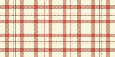 Merry christmas pattern textile, expensive tartan plaid texture. Heritage background seamless fabric check in beige and red colors. vector