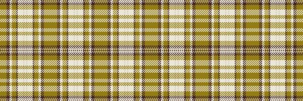 Celebrate background seamless, decor check textile pattern. Editable fabric texture plaid tartan in yellow and white colors. vector