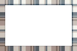 Vintage frame . Scottish border pattern retro style. Tartan plaid ornament. vector