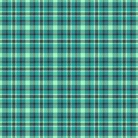 Ornamental tartan seamless check, delicate texture fabric background. London pattern textile plaid in teal and pastel colors. vector