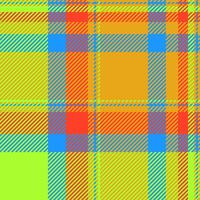 Livingroom background plaid tartan, service fabric check seamless. Isolation texture pattern textile in amber and green yellow colors. vector