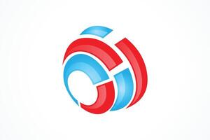 Circle Machine Engine Logo Design Element vector