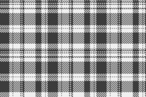 Grunge seamless fabric , usa tartan plaid textile. Inspiration texture pattern check background in grey and white colors. vector