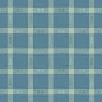 Gorgeous check fabric , periodic seamless textile background. Net pattern texture plaid tartan in cyan and ash gray colors. vector