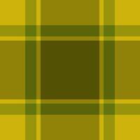 Softness texture background seamless, teen check tartan fabric. Knit textile plaid pattern in yellow and lime colors. vector