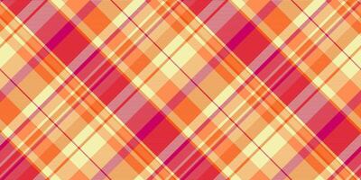 Celtic background seamless, cute tartan fabric plaid. Image texture pattern check textile in light and orange colors. vector