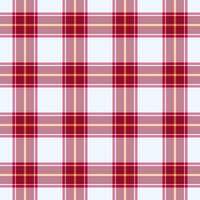 Girly pattern background check, romantic plaid textile. Harvest tartan texture fabric seamless in red and alice blue colors. vector