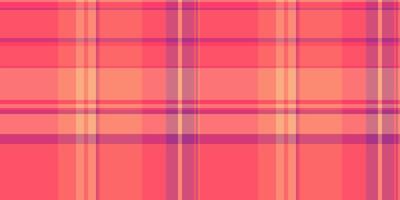 Girl pattern seamless check, repetition tartan texture. Newborn textile background plaid fabric in red and pink colors. vector
