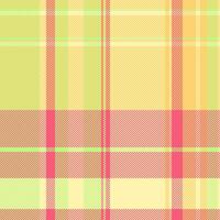 Official fabric tartan background, oilcloth pattern textile . Skirt check texture seamless plaid in amber and yellow colors. vector