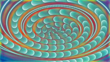 Circular Abstraction With A 3 D Element. video