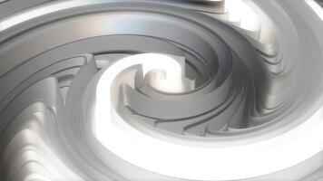 Abstract Spiral Rotating Glow Lines. video