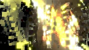 Abstract Colorful Floating Geometric Shapes Background 02. video