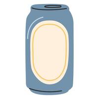 Soda or Beer Aluminum Can drawing.Drink can mock-up blank template. Juice, soda, beer jar blank isolated on transparent background.Beverage, beer and brewing sign and symbol. illustration EPS10 vector